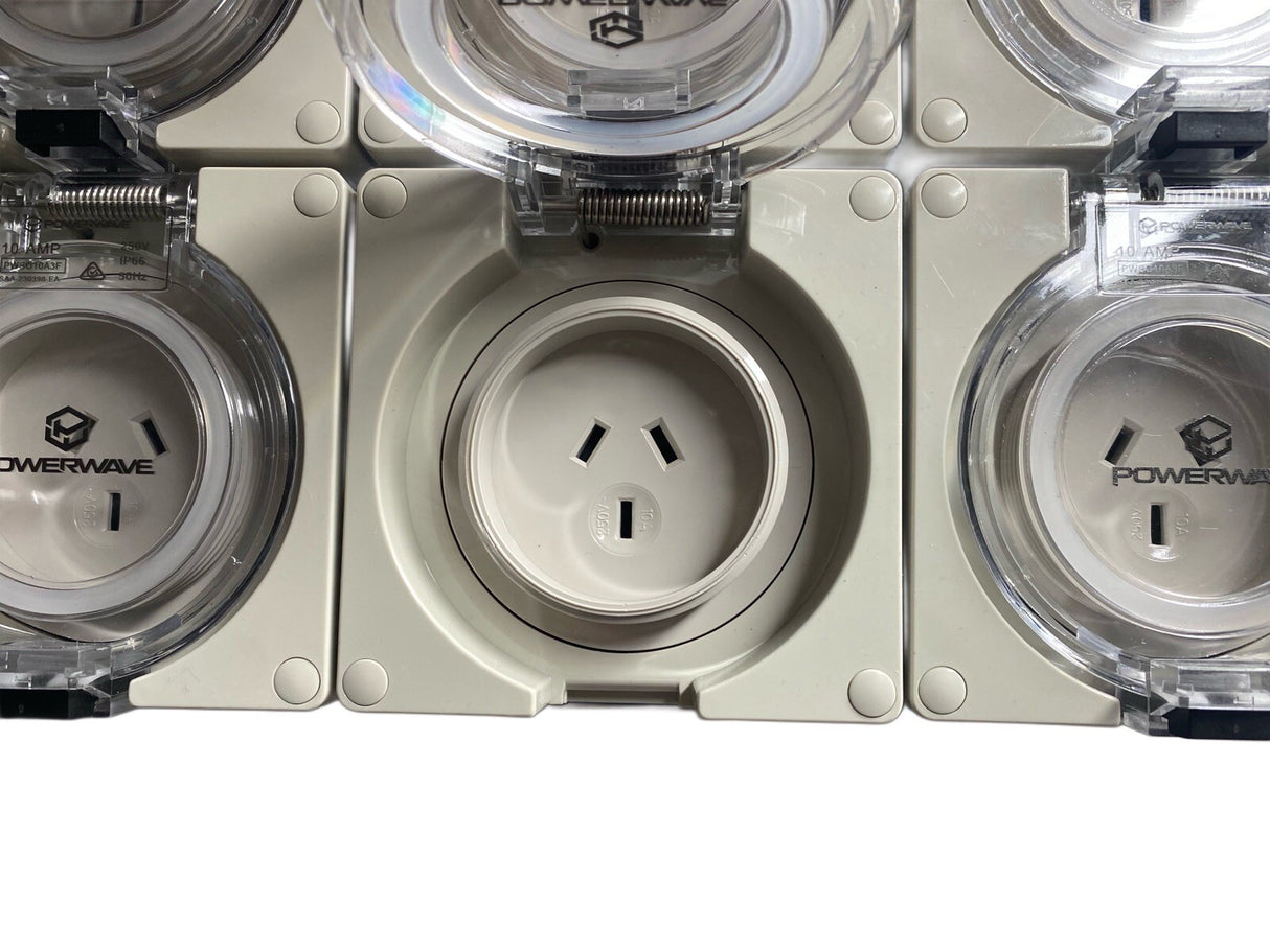 Portable Power board adapter 20 Amp 3 phase 5 pin to 14 x 10A 240v RCBO outlets