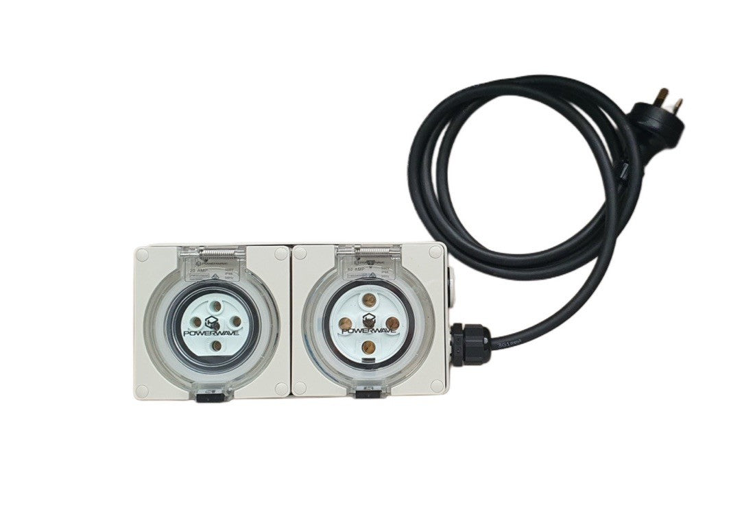 3 Phase Testing Adaptor 50A, 40A, 32A, 20A, 10A