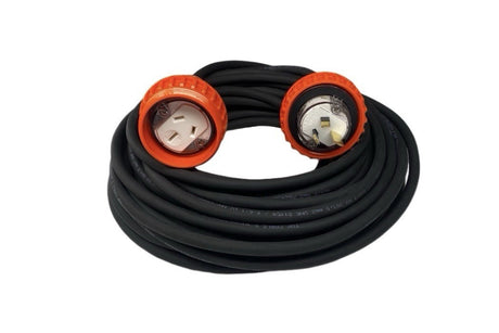15 Amp 3 Pin Flat Single Phase 240V,  1.5mm² Extension Lead