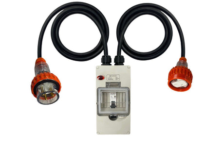 Power Adapter 20 Amp Round 3 Pin Single Phase - 15 Amp 3 pin Single Phase Socket