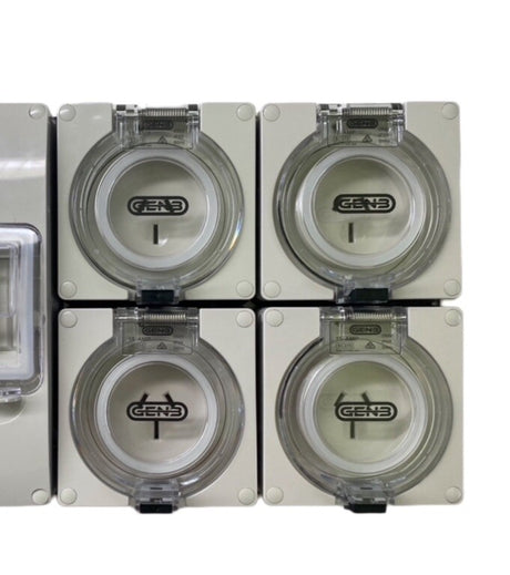 Portable Power board adapter 15 Amp 3 pin to 4 x 240v RCBO 15A outlets