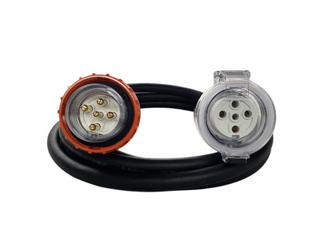 10 Amp 5 Pin Round Three Phase 415V,  1.5mm² Extension Lead