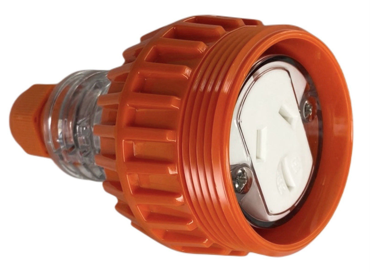 15 Amp 3 Pin Flat Single Phase 240V,  1.5mm² Extension Lead