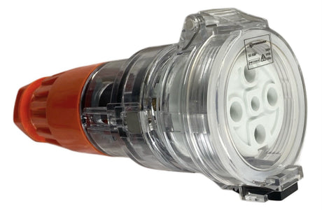50 Amp 5 Pin Round Three Phase 415V,  10mm² Extension Lead