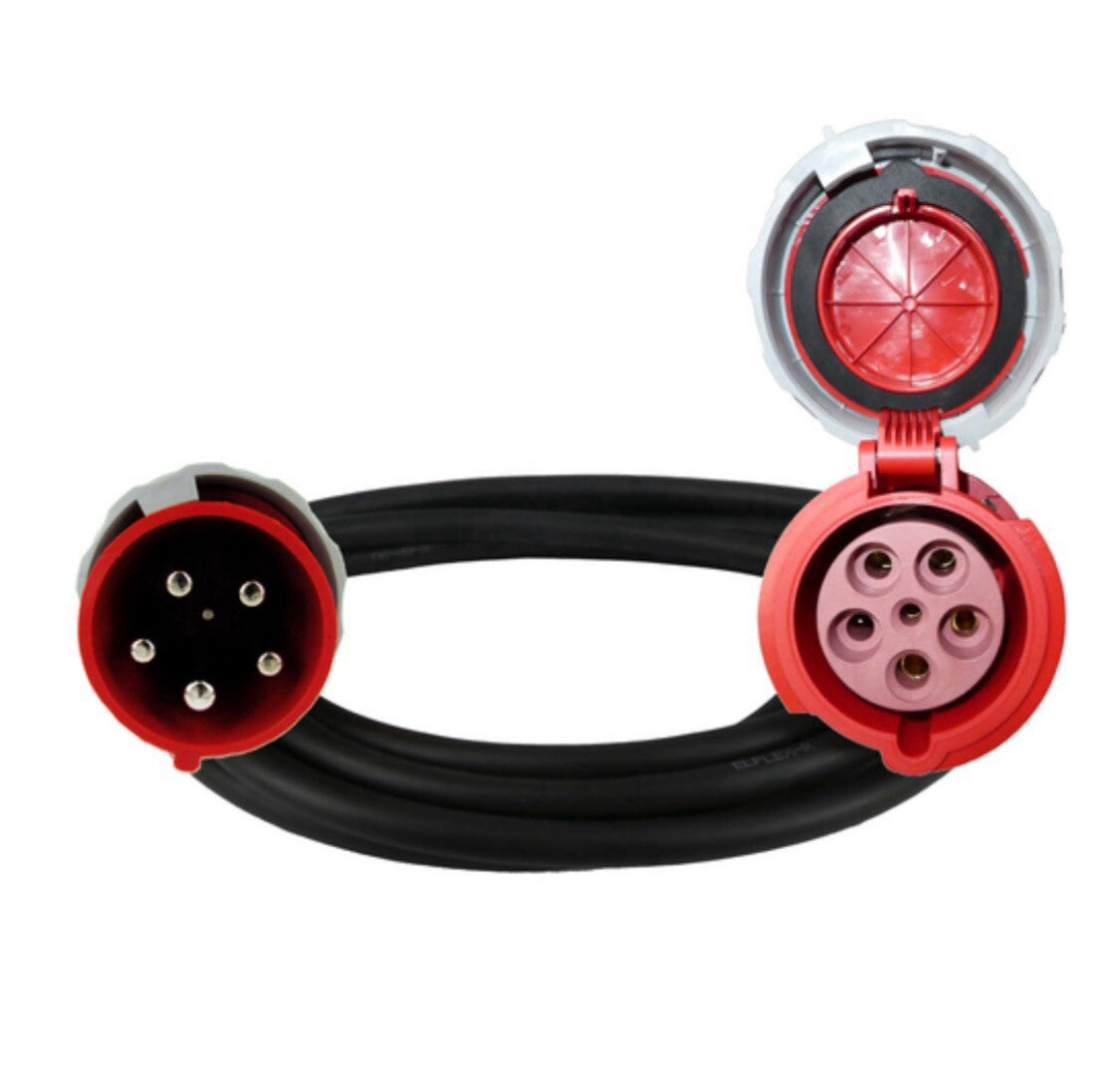 CEE FORM 63 Amp Extension Lead 3 Phase 5 Pin 15 Metres IEC60309 IP67 ceeform 15m