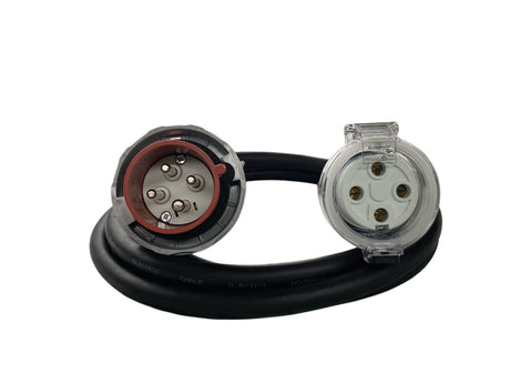 Adapter CEEform 32 Amp 4 Pin to 32 Amp 4 pin Three Phase Extension Lead