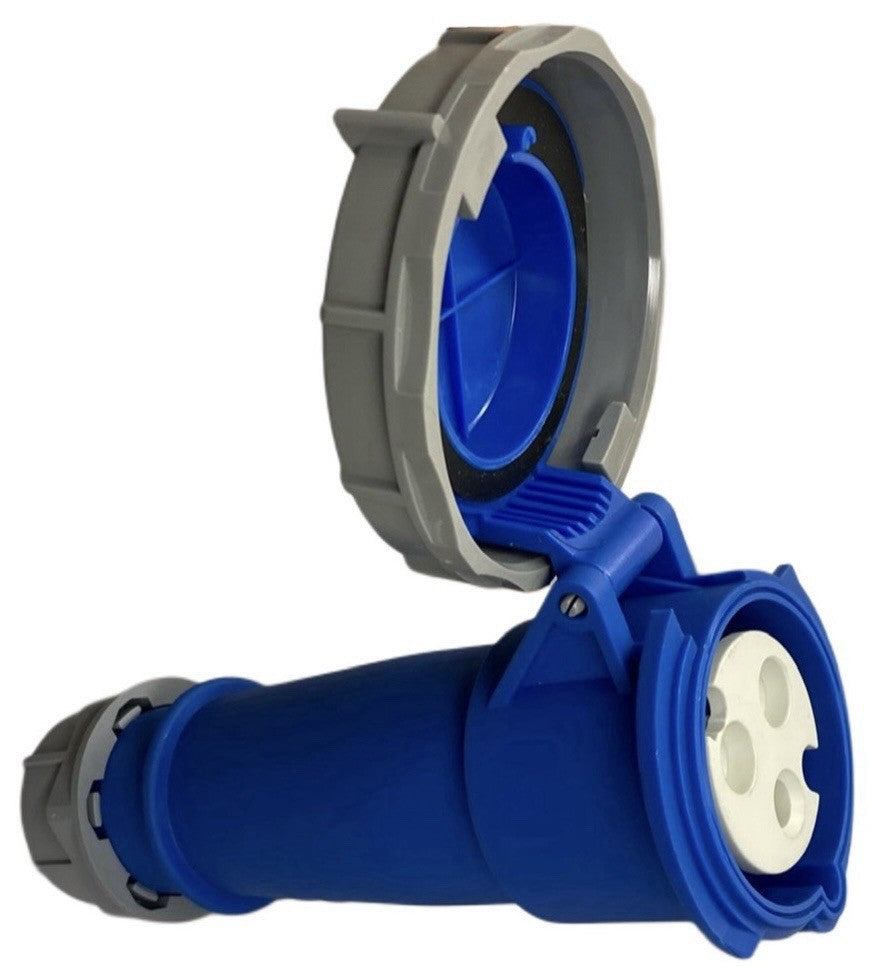 Adapter CEEform 32 Amp 5 Pin to CEEform 32 Amp 3 pin 240V Extension Lead