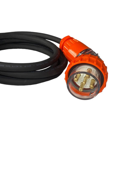 Power Board 5 Pin 32A to 2 x 5 Pin 20A RCBO Protected Outlets