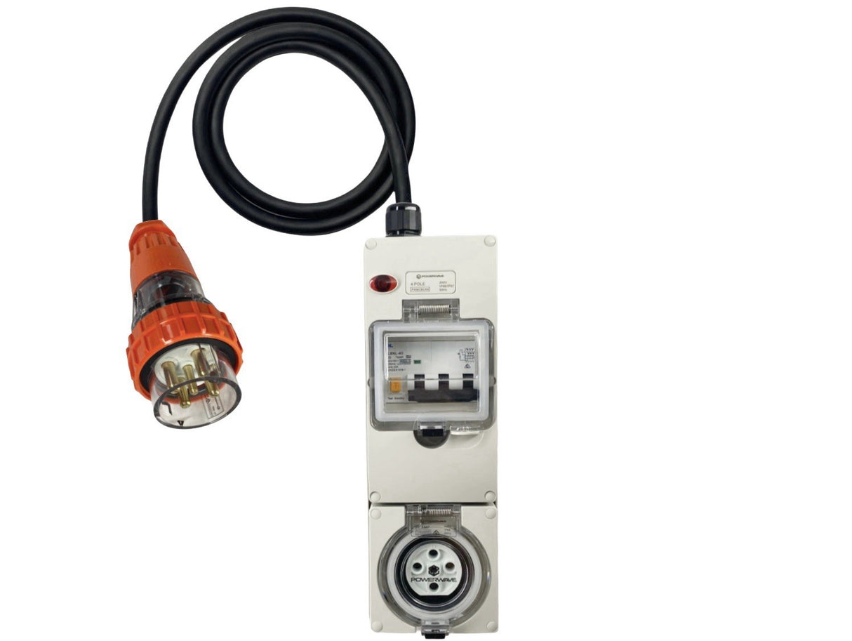 Power Adapter 40 Amp 5 Pin Three Phase to 20 Amp 5 Pin Three Phase outlet