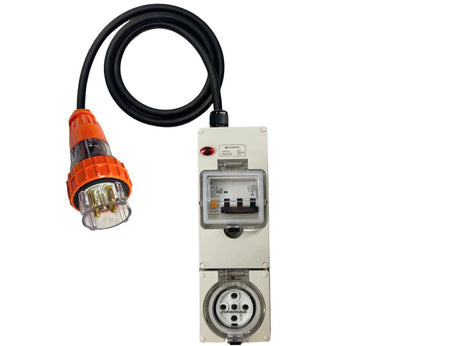 Power Adapter 50 Amp 5 Pin Three Phase to 32A Amp 5 Pin Three Phase outlet