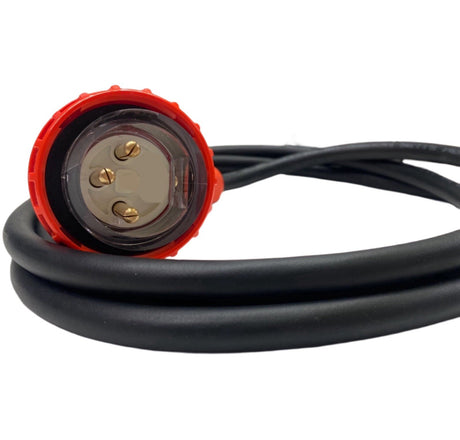 Portable Power board 32 Amp 1 phase 3 pin supply to 2x 15 Amp, 2x 10 Amp outlet