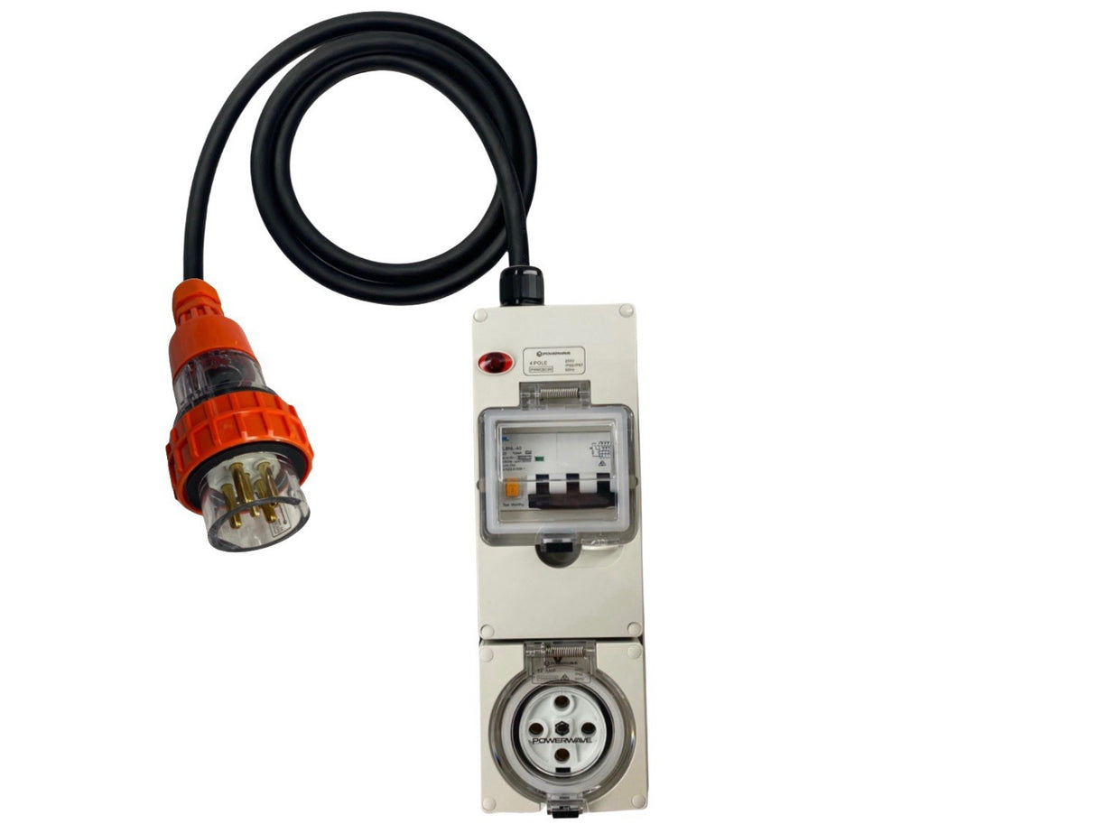 Power Adapter 20 Amp 5 Pin Three Phase to 32 Amp 5 Pin Three Phase outlet