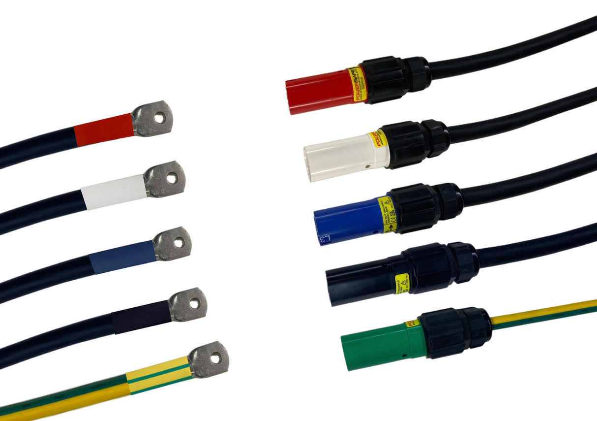 Powerlock Extension Lead Source Tails Set 70mm2 3m 415V, 3 Metres