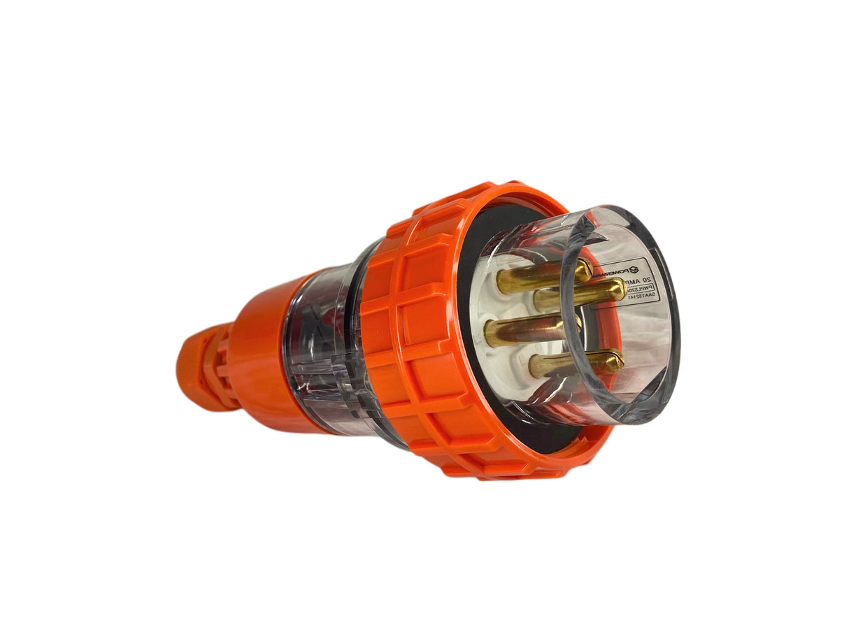 Power Adapter 20 Amp 4 Pin Three Phase to 32 Amp 4 Pin Three Phase Socket