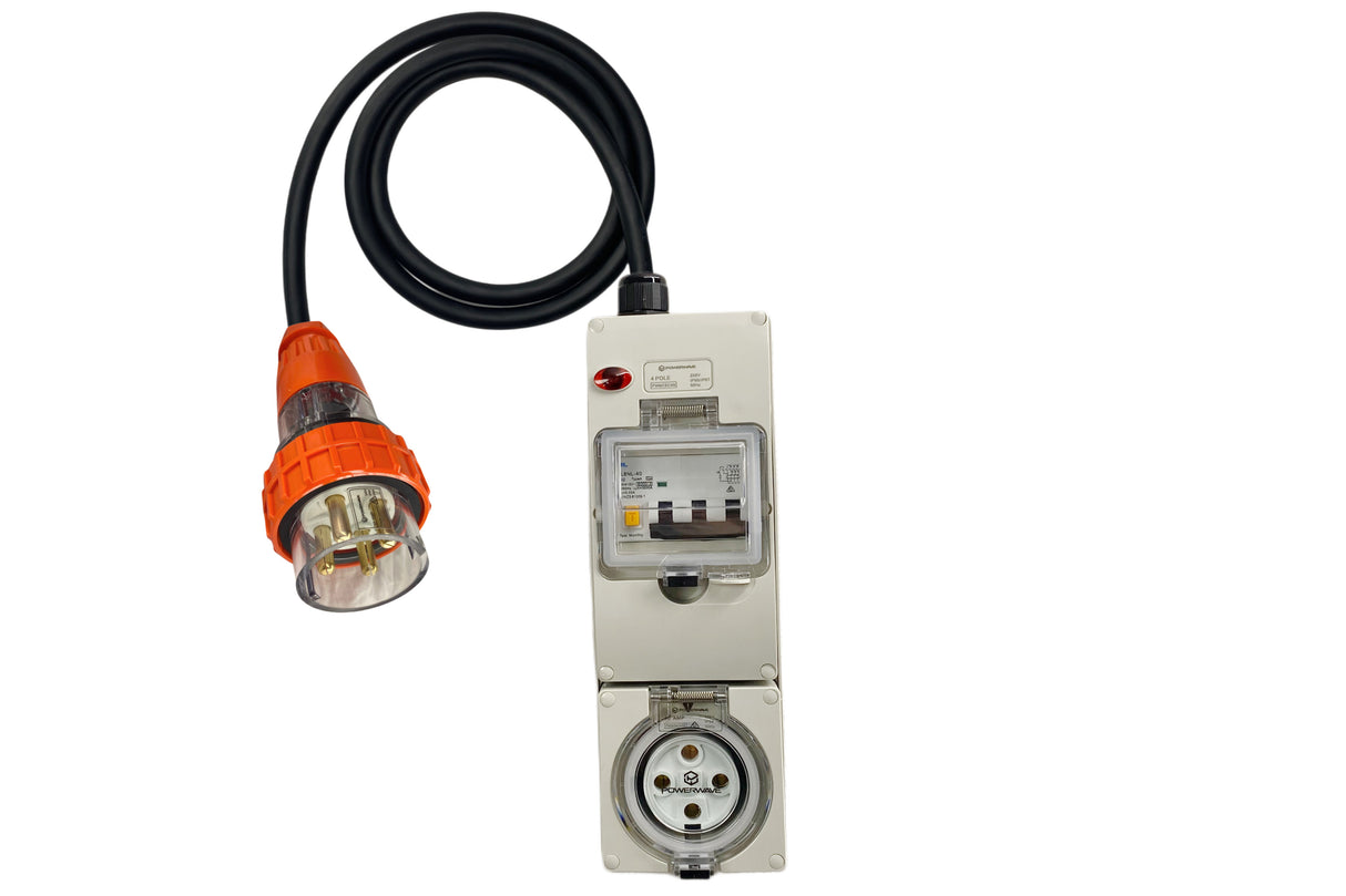 Power Adapter 32 Amp 4 Pin Three Phase to 40 Amp 4 Pin Three Phase outlet