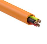 1.5mm 2 Core & Earth Orange Circular Cable (3G) 100 Metre Drum