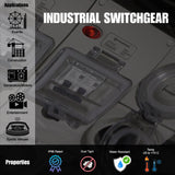 Power Adapter 15 Amp 3 Pin Single Phase- 20 Amp Round 3 Pin Single Phase outlet