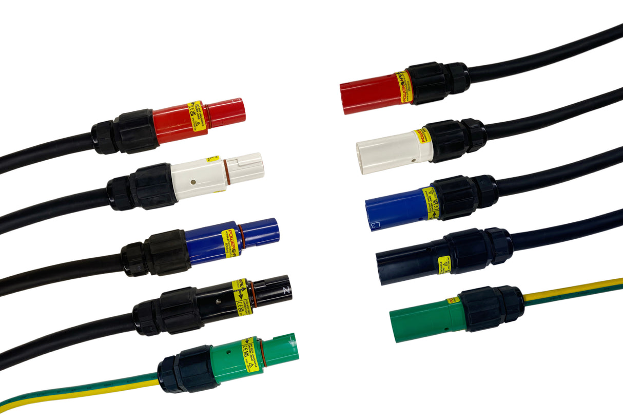 Powerlock Extension Lead Set 70mm2 5m, 415V, 5 Metres