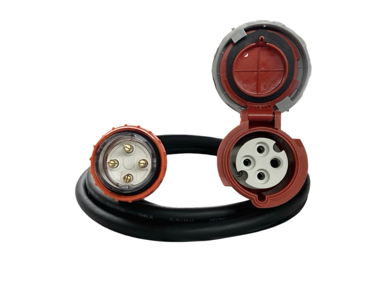 Adapter 32 Amp 4 Pin to CEEform Reefer 32 Amp 4 pin Three Phase Extension Lead