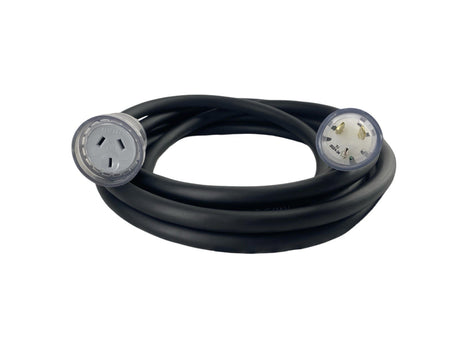 10 Amp 3 Pin Flat Single Phase 240V,  1.5mm²  Domestic Extension Lead Heavy Duty