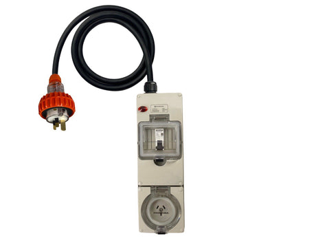 Power Adapter 15 Amp 3 Pin Single Phase to 10 Amp 3 Pin Single Phase outlet