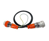 32 Amp 3 Pin Single Phase Test Lead 1 Phase for Earth Leakage testing