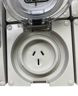 Portable Power board 32 Amp 3 phase 5 pin supply to 4 x 240v 15 Amp RCBO outlet