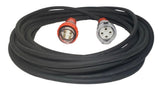 20 Amp 15m Extension Lead, 3 Phase, 4 pin, 415V 20A 15mt Cable 3ph