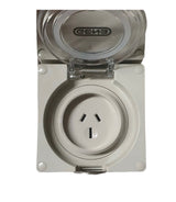 Portable Power board 10 Amp 3 phase 5 pin supply to 1 x 240v 10 Amp RCBO outlet