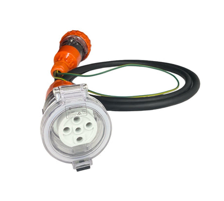 20 Amp 5 Pin 3 Phase Test Lead for Earth Leakage testing