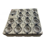 Portable Power board adapter 32 Amp 3 phase 5 pin to 14 x 10A 240v RCBO outlets