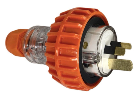 Power Adapter 15 Amp 3 Pin Single Phase - 20 Amp Round 3 pin Single Phase Socket