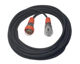 32 Amp 25m Extension Lead, 3 Phase, 5 pin, 415V 32A 25mt Cable 4.0mm² Rubber 3Ph
