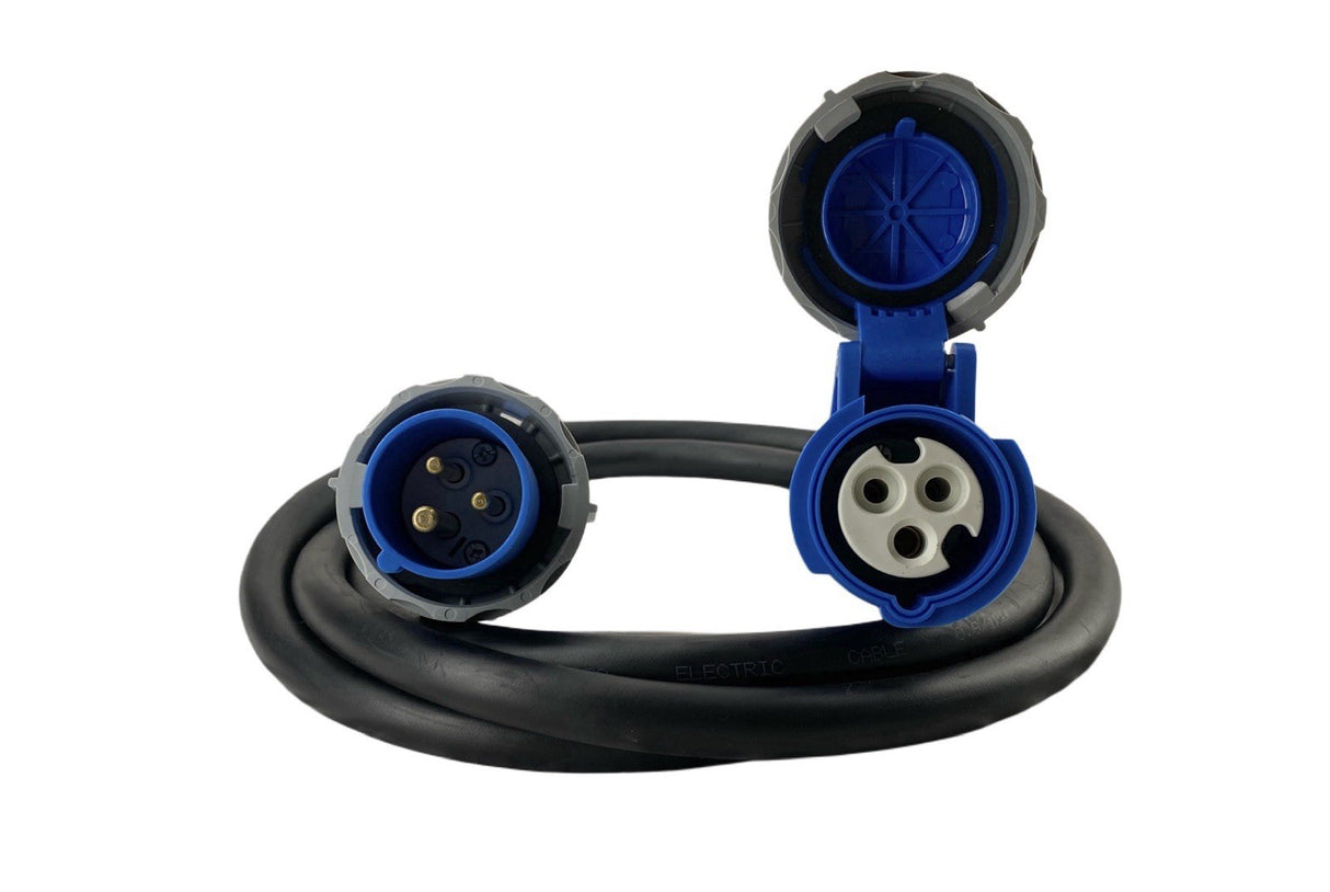 16 Amp 3 Pin Single Phase 240V,  CEEform Extension Lead