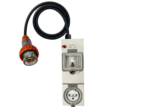 Power Adapter 20 Amp Round 3 Pin Single Phase- 32 Amp 3 Pin Single Phase outlet