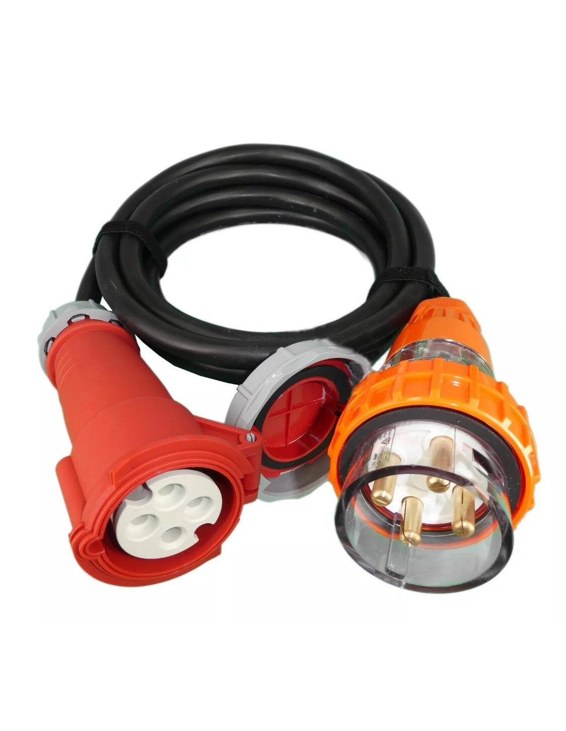 Reefer Adapter Lead 4 Pin 32 Amp Aust. Plug to 4 Pin 32 Amp Reefer Socket 1m