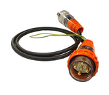 32 Amp 5 Pin 3 Phase Test Lead for Earth Leakage testing