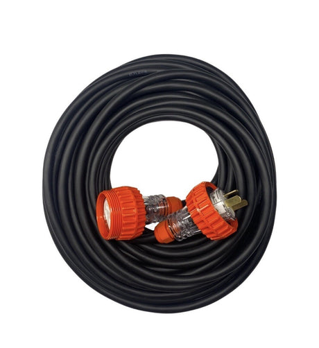 20 Amp Extension Lead Single Phase 3 Flat Pins 5 Metres, 20A, 1 Phase, 5m