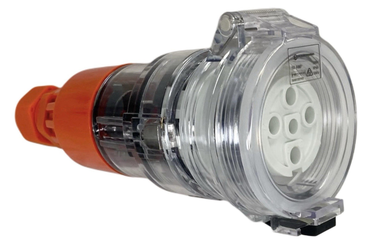 10 Amp 5 Pin Round Three Phase 415V,  1.5mm² Extension Lead