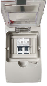 Portable Power board 32 Amp 3 phase 5 pin supply to 2 x 240v 20 Amp RCBO outlets