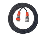 40 Amp 25m Extension Lead, 3 Phase, 5 pin, 415V 40A Heavy Duty Cable 3ph