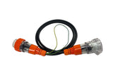 20 Amp 5 Pin 3 Phase Test Lead for Earth Leakage testing