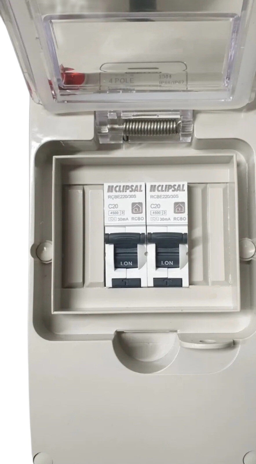 Portable Power board 20 Amp 3 phase 5 pin supply to 2 x 240v 15 Amp RCBO outlets