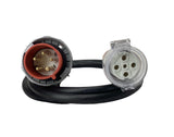 Adapter CEEform 32 Amp 5 Pin to 32 Amp 5 pin 3 Phase Extension Lead
