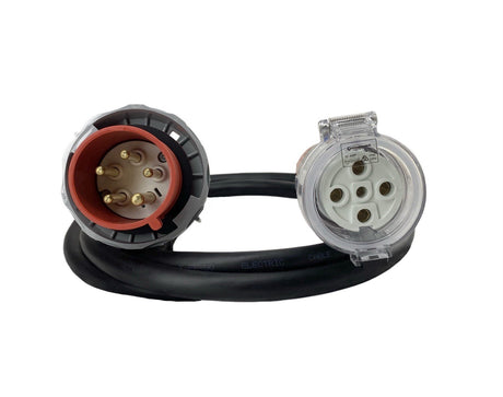 Adapter CEEform 32 Amp 5 Pin to 32 Amp 5 pin 3 Phase Extension Lead