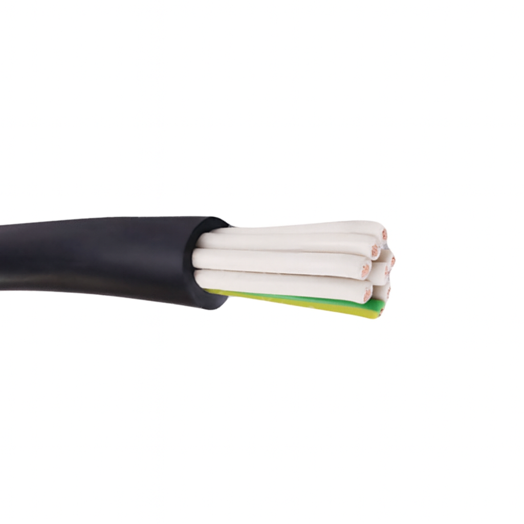 1.5mm 10 Core & Earth Black Control Cable Per Metre